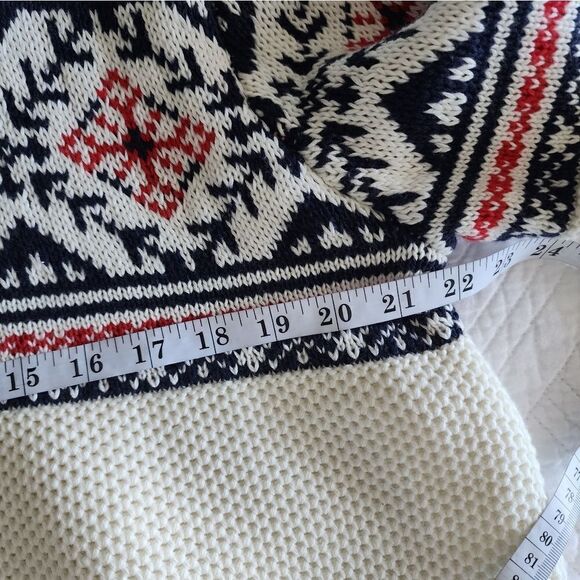 IZOD NAUTICAL sweater irish island style half zip coastal fisherman - Picture 8 of 11